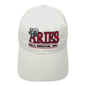 Aries Well Service Embroidered Adjustable Tuck Strap Cap Trucker Baseball Hat